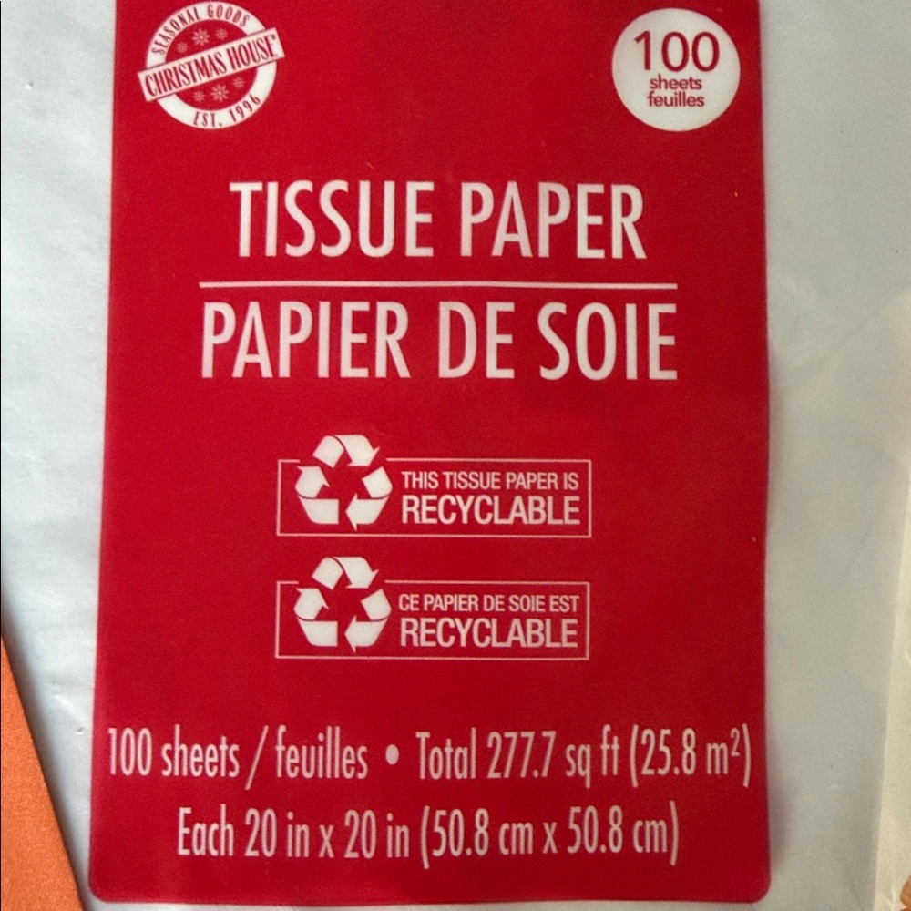 New 100 Sheets White Tissue Paper with Velvet Notebook, Stickers & 6 x Cards - Picture 15 of 15